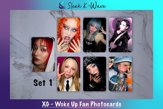 XG (xtraordinary Girls) - WOKE UP Custom Fan-made K-pop Photocards