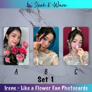 Irene (Red Velvet) - Like A Flower - Cartes photo K-pop personnalisées créées par des fans