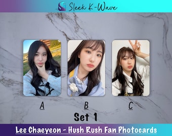 LEE CHAE YEON - Hush Rush Custom Fan-Made K-pop Photocards