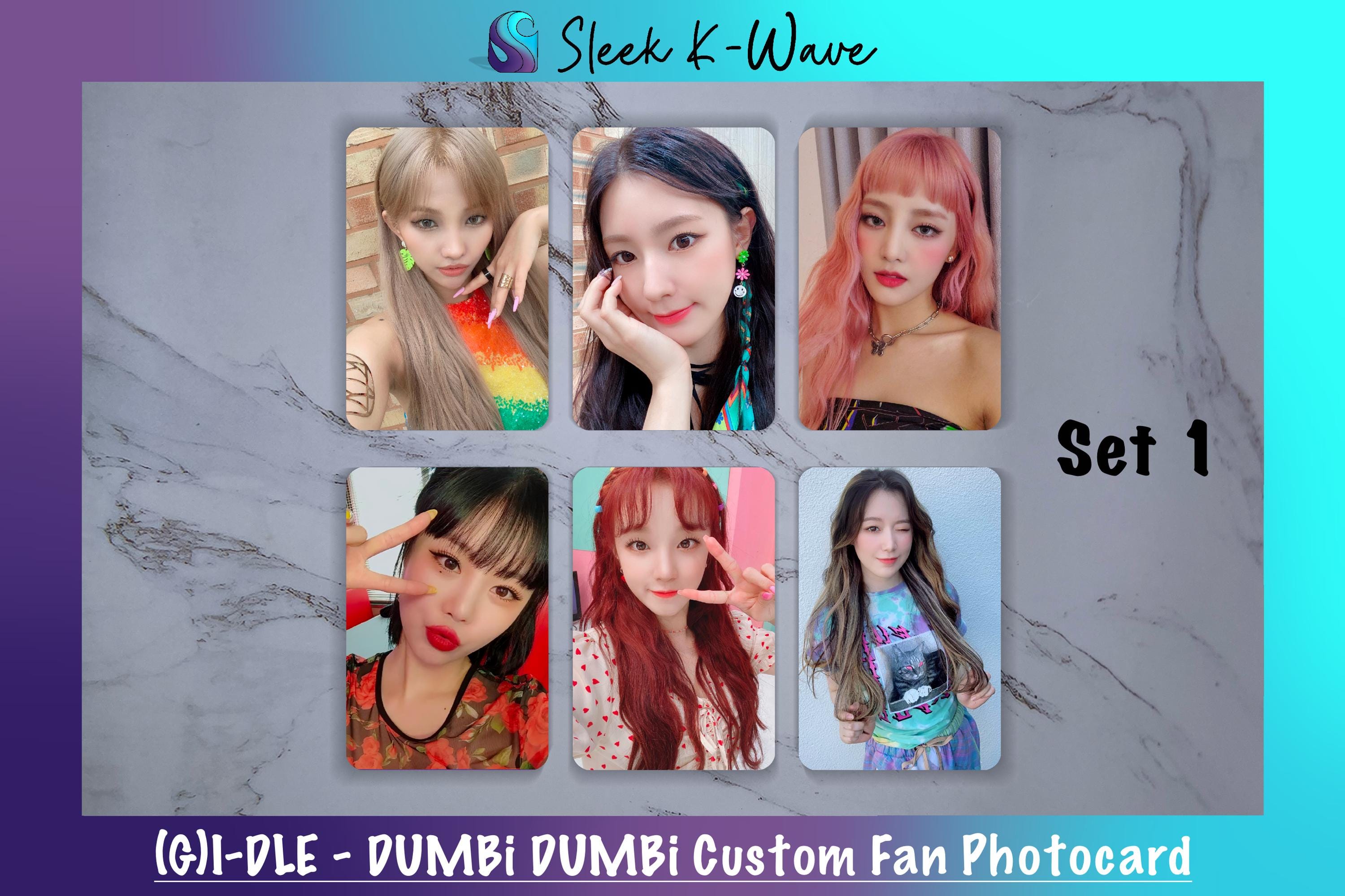 G)I-DLE YUQI photocard set DUMDiDUMDi 【公式通販】
