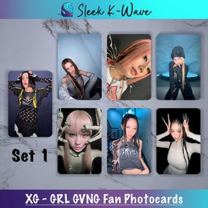 XG (Xtraordinary Girls) - Cartes photo K-pop personnalisées Grl Gvng faites par des fans