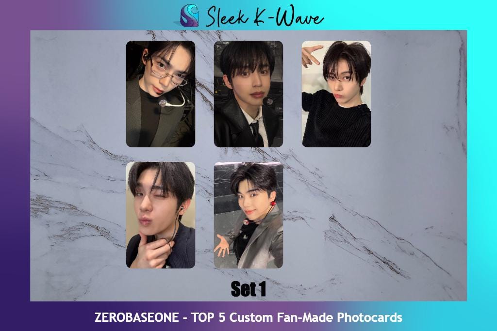 Jiwoong Photocard - Etsy