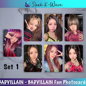 BADVILLAIN - Cartes photo K-pop personnalisées BADVILLAIN créées par des fans