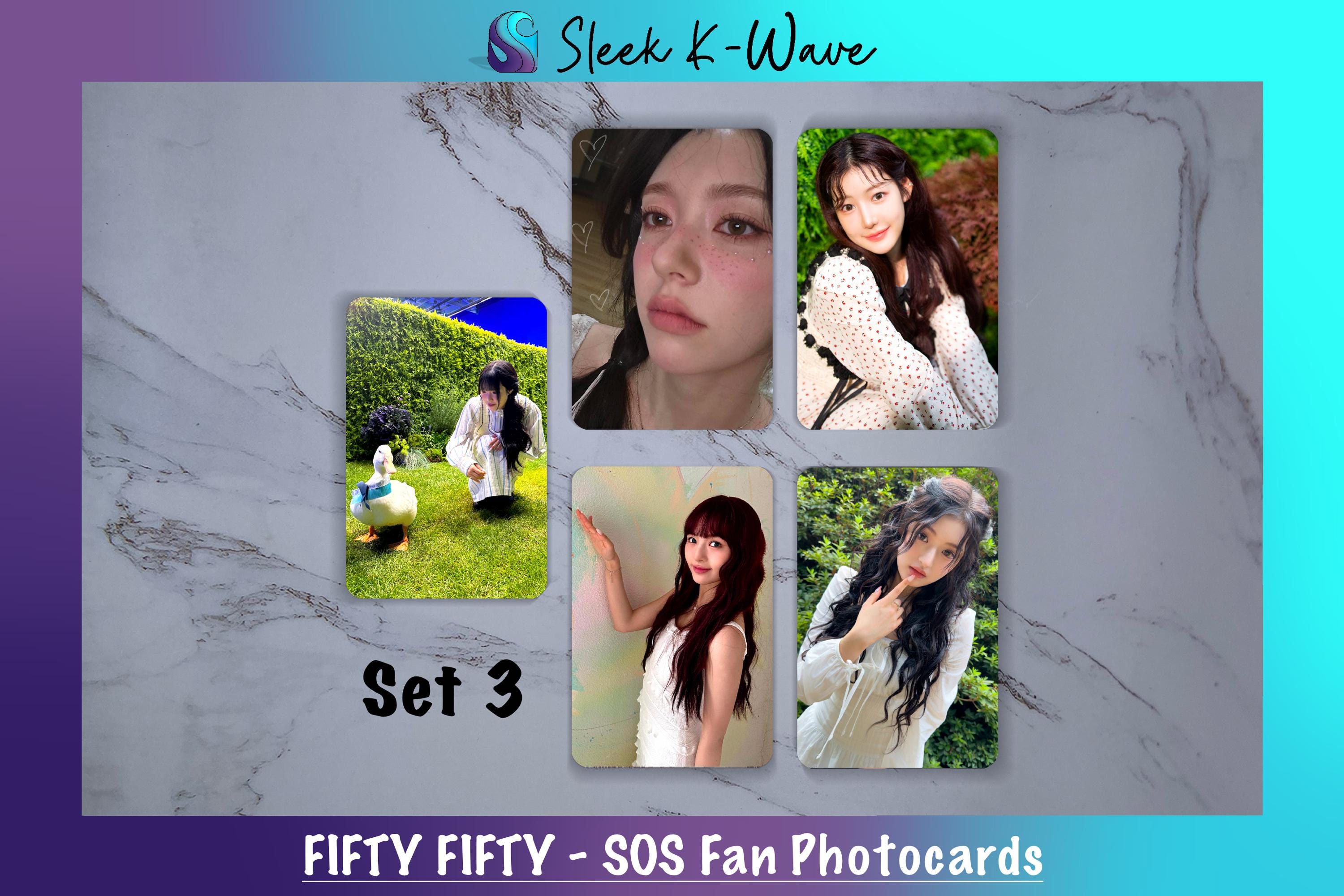 Sos Custom Picture FIFTY FIFTY - SOS Custom Fan-made K-pop Photocards - Etsy