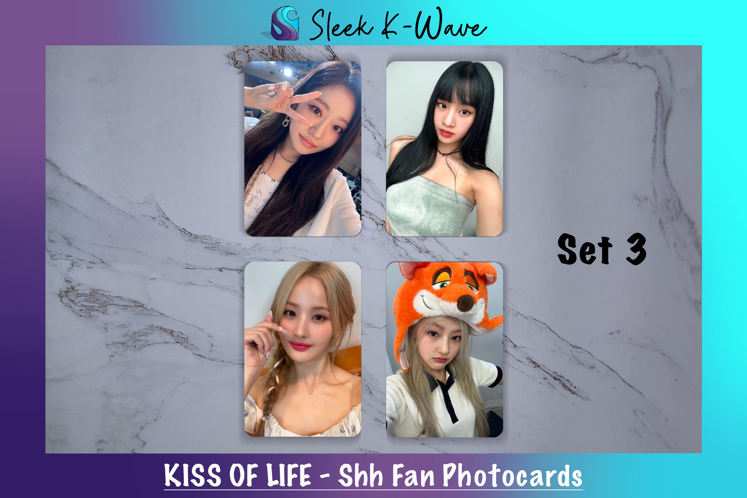 kiss of life shhh サインCD ジュリー トレカ KISS OF LIFE - 쉿 (shhh) Custom Fan-made K-pop Photocards - Etsy