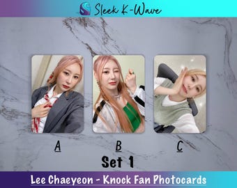 LEE CHAE YEON - Knock Custom Fan-Made K-pop Photocards