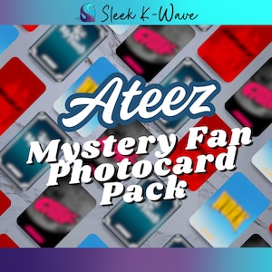 ATEEZ Custom Fan Photocard Mystery Pack