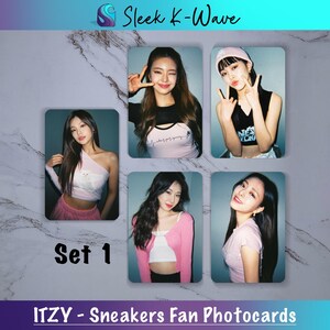 ITZY - Baskets - Cartes photo K-pop personnalisées créées par des fans