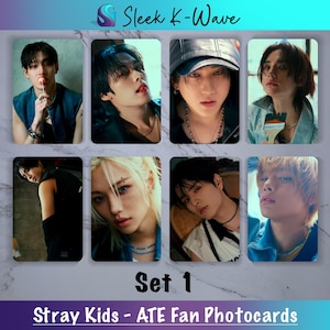 Stray Kids - Cartes photo K-pop personnalisées ATE faites par des fans