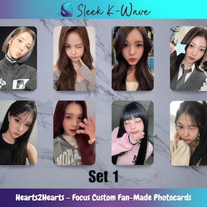 Hearts2hearts - Focus Custom Fan-made K-pop Photocards - Etsy