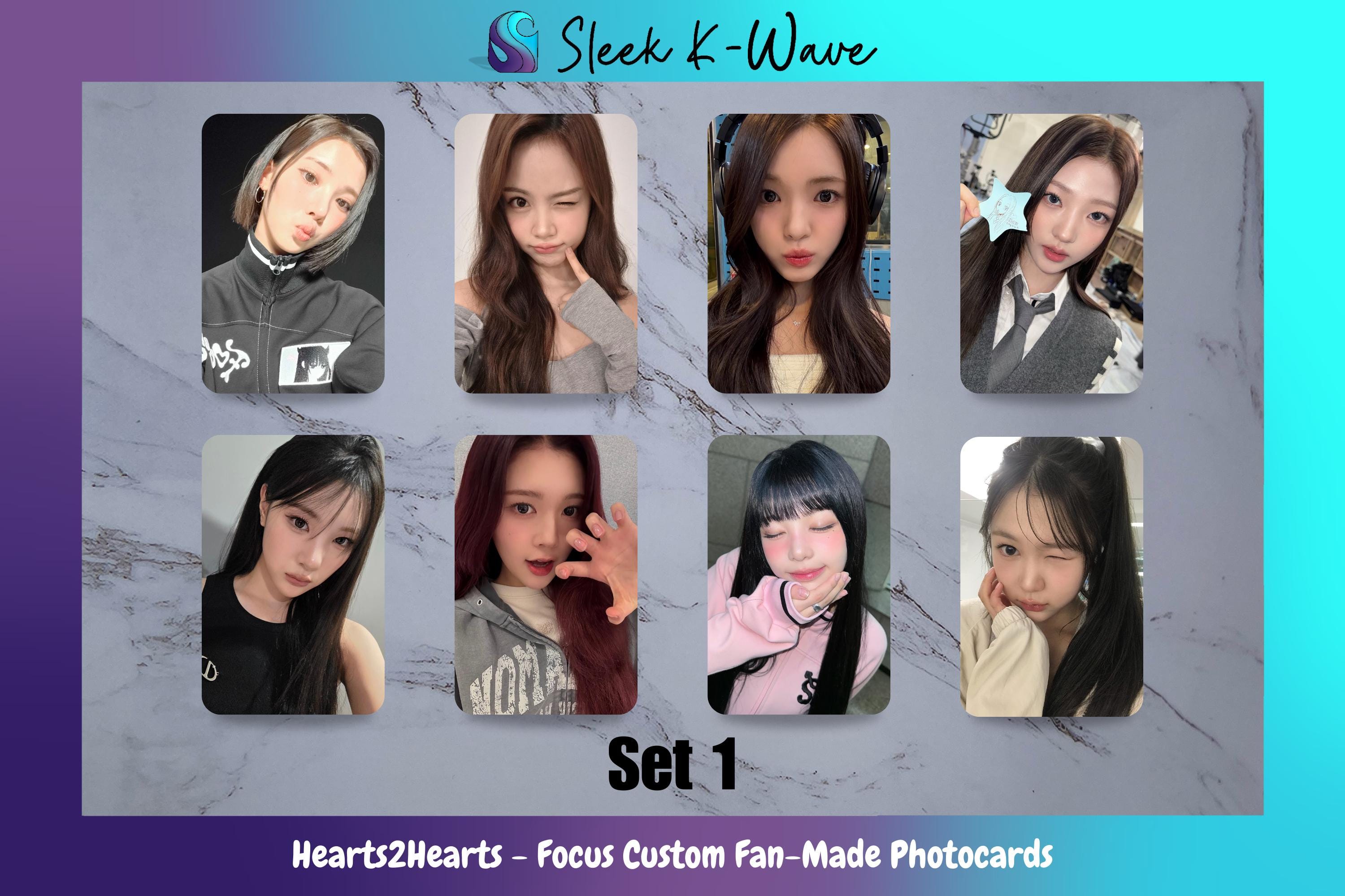 Hearts2hearts - Focus Custom Fan-made K-pop Photocards - Etsy