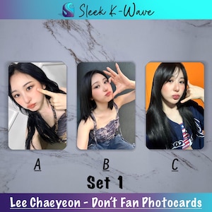 LEE CHAE YEON - Ne personnalisez pas les cartes photo K-pop faites par des fans