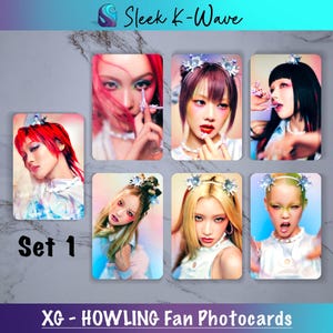 XG (Xtraordinary Girls) - Cartes photo K-pop personnalisées HURLANT fabriquées par des fans