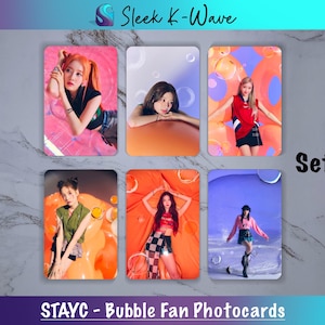 STAYC - Cartes photo K-pop Bubble personnalisées faites par des fans