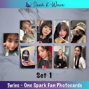 Twice - Cartes photo K-pop personnalisées One Spark créées par des fans