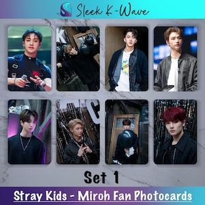 Stray Kids - Clé 1 : cartes photo K-pop personnalisées Miroh fabriquées par des fans