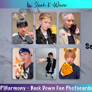 P1Harmony - Cartes photo K-pop personnalisées faites par des fans