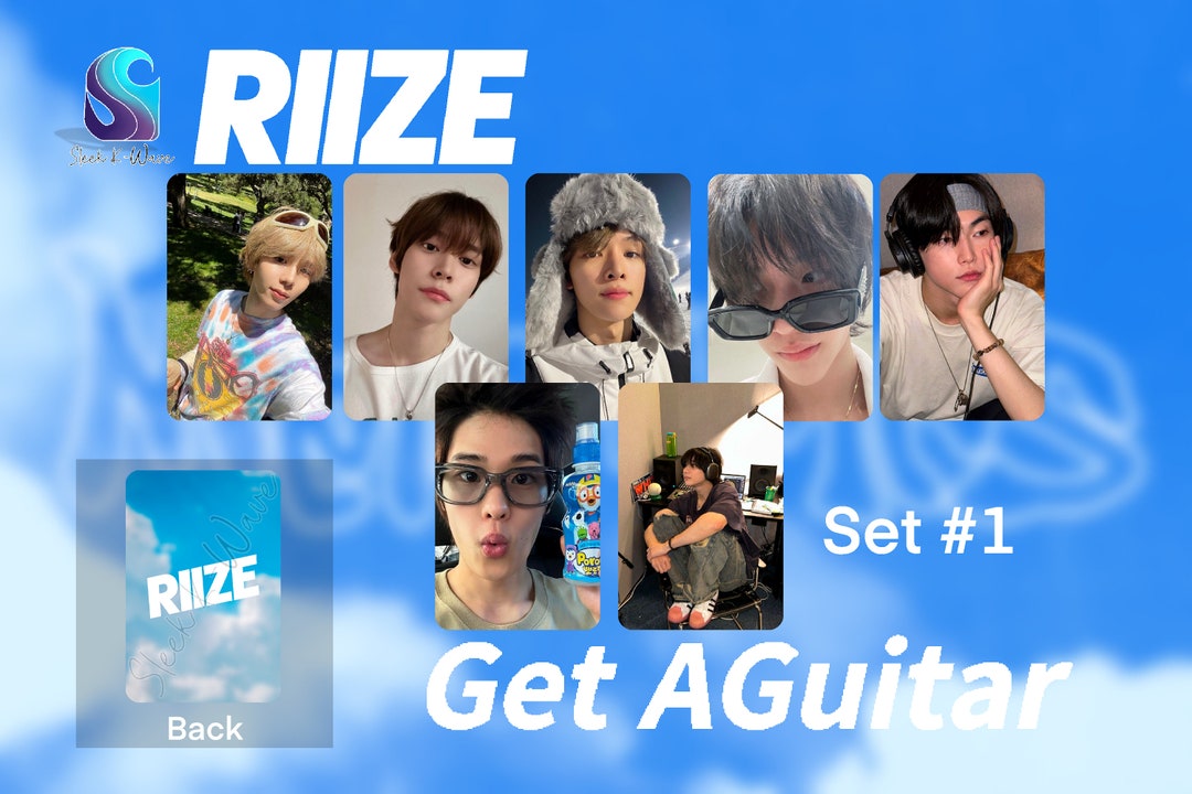 RIIZE Get A Guitar Custom K-pop Photocards - Etsy
