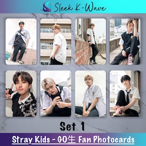 Stray Kids - Cartes photo K-pop GO生 personnalisées faites par des fans