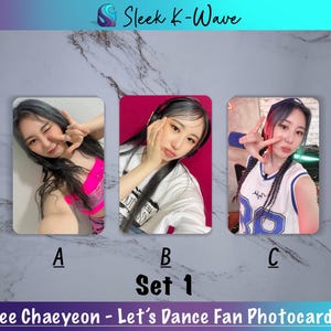LEE CHAE YEON - Let's Dance Cartes photo K-pop personnalisées faites par les fans