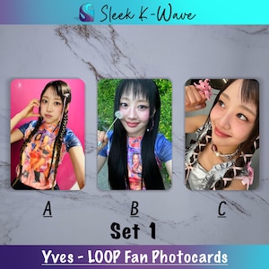 Yves - Cartes photo K-pop personnalisées faites par des fans en boucle