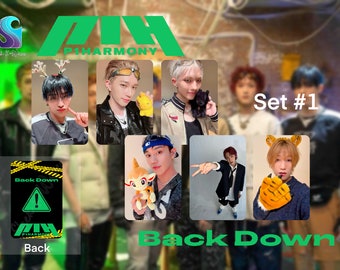 P1Harmony - Back Down Custom K-pop Photocards