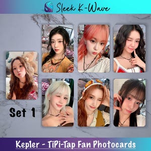 Kep1er - Cartes photo K-pop personnalisées TiPi-Tap créées par des fans
