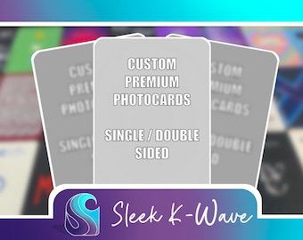 Custom Single/Double Sided Photocards w/ Premium Glossy Finish