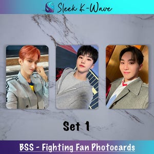 BSS (Seventeen) - Cartes photo K-pop personnalisées Fighting fabriquées par des fans