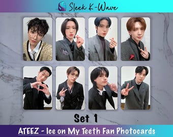 ATEEZ - Ice On My Teeth Custom Fan-Made K-pop Photocards