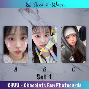 CHUU - Cartes photo K-pop personnalisées en chocolat faites par des fans