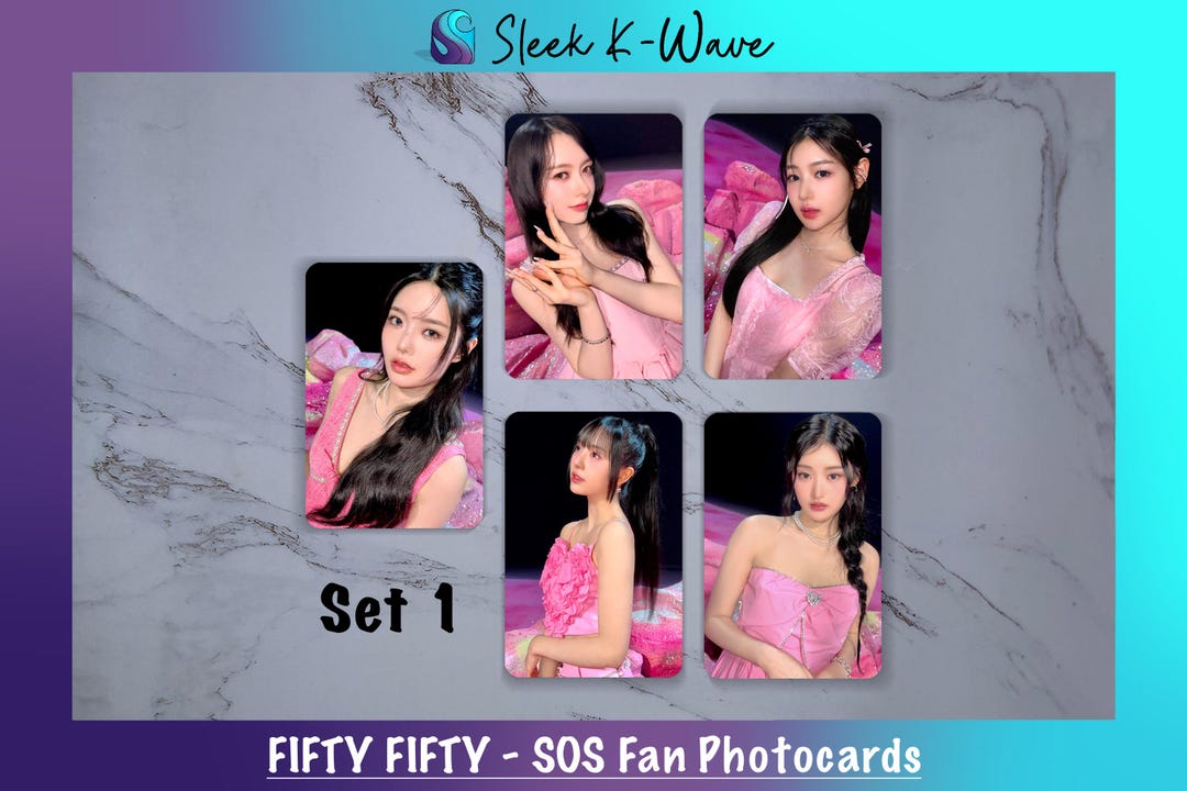 Sos Custom Picture FIFTY FIFTY - SOS Custom Fan-made K-pop Photocards - Etsy