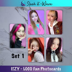 ITZY - Cartes photo K-pop Loco personnalisées faites par des fans