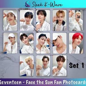 Seventeen - Cartes photo K-pop personnalisées faites par des fans