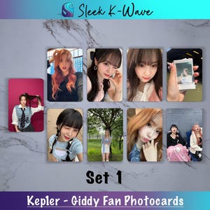 Kep1er - Cartes photo K-pop Giddy personnalisées faites par des fans