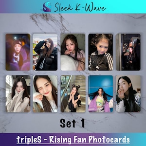 TripleS - Cartes photo K-pop Rising personnalisées faites par des fans