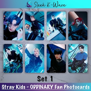 Stray Kids - Cartes photo K-pop ODDINARY personnalisées faites par des fans