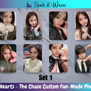 Heart2Heart - Cartes photo K-pop personnalisées The Chase créées par des fans