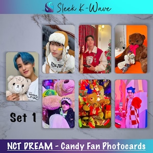 NCT DREAM - Cartes photo K-pop personnalisées Candy faites par des fans