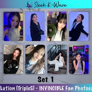 EVOLution (TripleS) - Cartes photo K-pop personnalisées INVINCIBLE faites par des fans