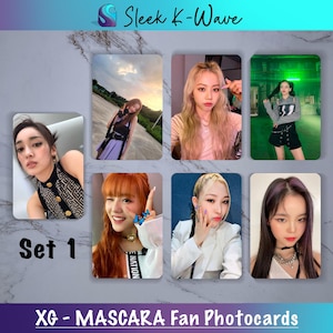 XG (Xtraordinary Girls) - Cartes photo K-pop personnalisées MASCARA faites par des fans