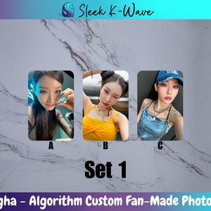 CHUNGHA - Cartes photo K-pop personnalisées avec algorithme