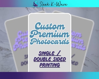 Custom Glossy or Holographic Photocards: Personalized Keepsakes