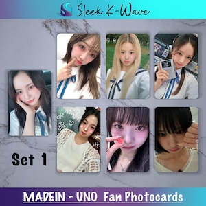 MADEIN - Cartes photo K-pop personnalisées UNO faites par des fans