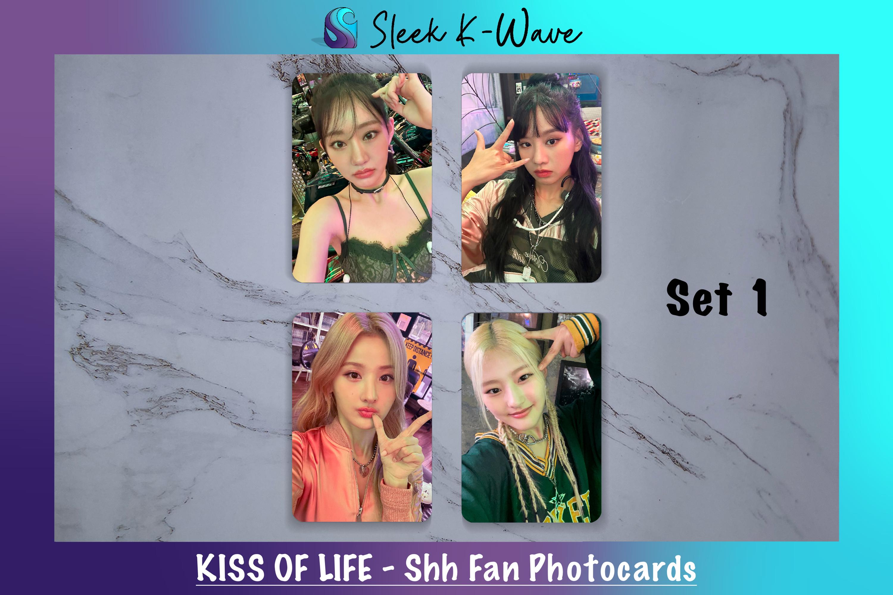 KISS OF LIFE - 쉿 (shhh) Custom Fan-made K-pop Photocards - Etsy