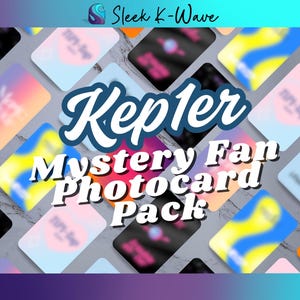 Pack mystère de cartes photo personnalisées Kep1er