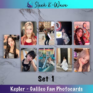 Kep1er - Cartes photo K-pop personnalisées Galileo créées par des fans