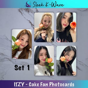 ITZY - CAKE - Cartes photo K-pop personnalisées faites par des fans
