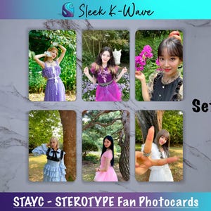 STAYC - Cartes photo K-pop personnalisées STEROTYPE créées par des fans
