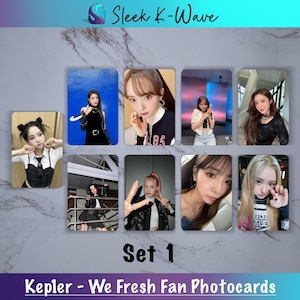 Kep1er - Cartes photo K-pop personnalisées We Fresh créées par des fans